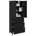 Bufet Pe perete Stejar Negru 69,5 x 34 x 180 cm Lemn compozit - WALTI WALTI