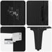 Bufet Pe perete Stejar Negru 69,5 x 34 x 180 cm Lemn compozit - WALTI WALTI