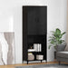 Bufet Pe perete Stejar Negru 69,5 x 34 x 180 cm Lemn compozit - WALTI WALTI