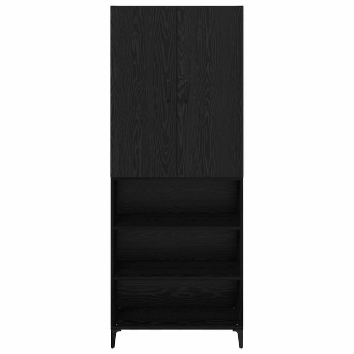 Bufet Pe perete Stejar Negru 69,5 x 34 x 180 cm Lemn compozit - WALTI WALTI