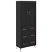 Bufet cu sertar Stejar Negru 69,5 x 34 x 180 cm Lemn compozit - WALTI WALTI