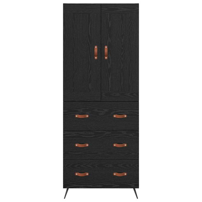 Bufet cu sertar Stejar Negru 69,5 x 34 x 180 cm Lemn compozit - WALTI WALTI