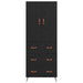 Bufet cu sertar Stejar Negru 69,5 x 34 x 180 cm Lemn compozit - WALTI WALTI