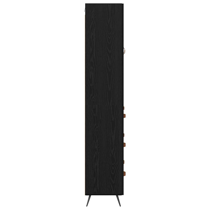 Bufet cu sertar Stejar Negru 69,5 x 34 x 180 cm Lemn compozit - WALTI WALTI