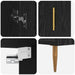 Bufet Pe perete Stejar Negru 69,5 x 34 x 180 cm Lemn compozit - WALTI WALTI