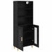Bufet 2 pcs Stejar Negru 69,5 x 34 x 180 cm Lemn compozit - WALTI WALTI