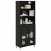 Bufet 2 pcs Stejar Negru 69,5 x 34 x 180 cm Lemn compozit - WALTI WALTI