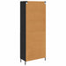 Bufet Pe perete Stejar Negru 69,5 x 34 x 180 cm Lemn compozit - WALTI WALTI