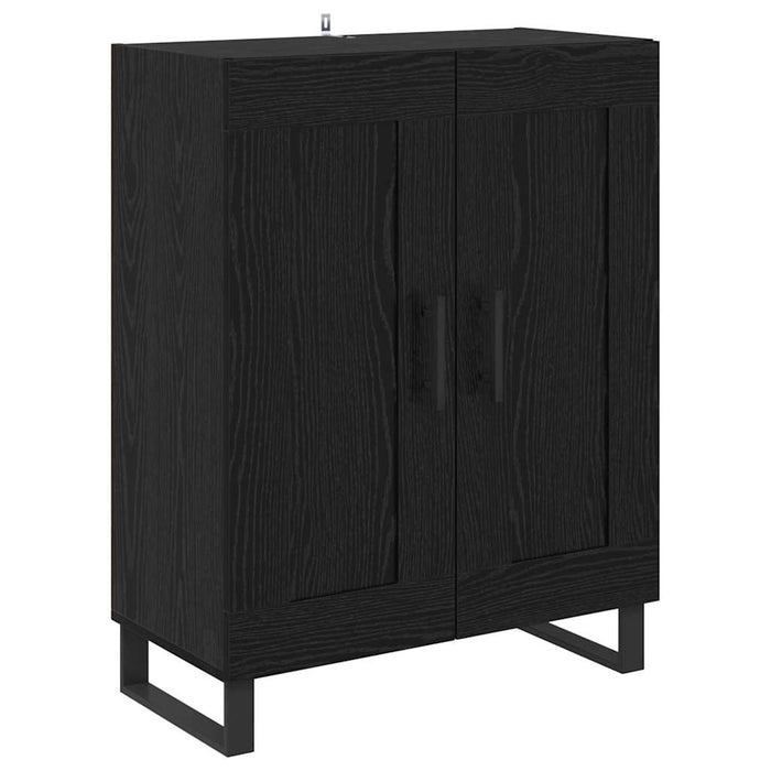 Bufet Pe perete 2 pcs Stejar Negru Lemn compozit - WALTI WALTI
