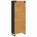 Bufet Pe perete 2 pcs Stejar Negru Lemn compozit - WALTI WALTI