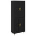 Bufet Pe perete Stejar Negru 69,5 x 34 x 180 cm Lemn compozit - WALTI WALTI