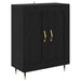 Bufet Pe perete Stejar Negru 69,5 x 34 x 180 cm Lemn compozit - WALTI WALTI