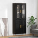 Bufet 2 pcs Stejar Negru Lemn compozit - WALTI WALTI