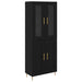 Bufet 2 pcs Stejar Negru Lemn compozit - WALTI WALTI