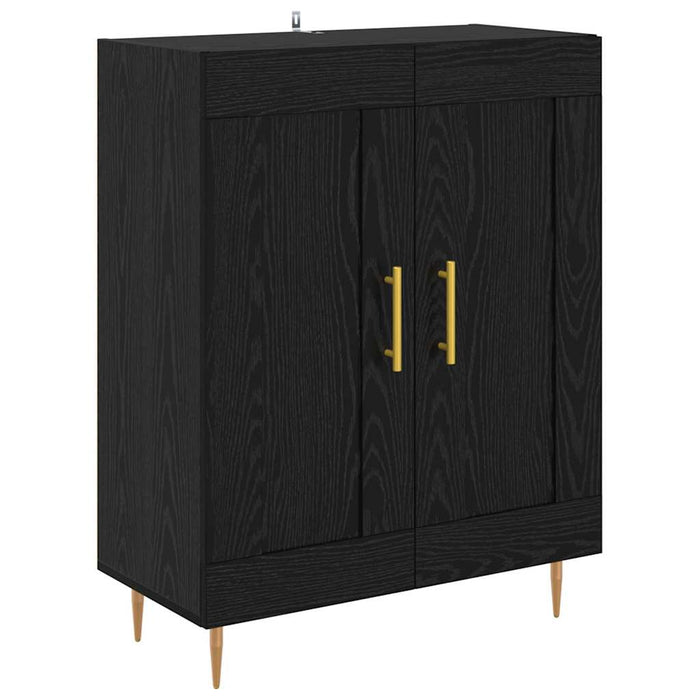 Bufet 2 pcs Stejar Negru Lemn compozit - WALTI WALTI