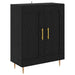 Bufet 2 pcs Stejar Negru Lemn compozit - WALTI WALTI