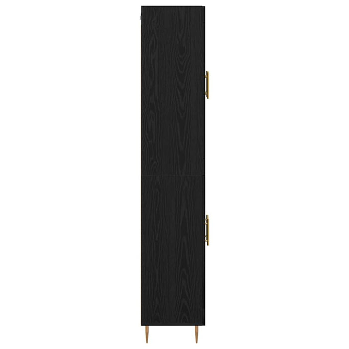 Bufet 2 pcs Stejar Negru Lemn compozit - WALTI WALTI
