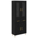 Bufet cu sertar 2 pcs Stejar Negru Lemn compozit - WALTI WALTI