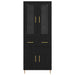 Bufet cu sertar 2 pcs Stejar Negru Lemn compozit - WALTI WALTI