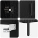 Bufet 2 pcs Stejar negru 69,5 x 34 x 180 cm Lemn compozit - WALTI WALTI