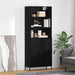 Bufet 2 pcs Stejar negru 69,5 x 34 x 180 cm Lemn compozit - WALTI WALTI
