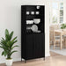 Bufet 2 pcs Stejar negru 69,5 x 34 x 180 cm Lemn compozit - WALTI WALTI