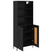 Bufet 2 pcs Stejar negru 69,5 x 34 x 180 cm Lemn compozit - WALTI WALTI