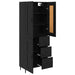 Bufet cu sertar 2 pcs Stejar Negru Lemn compozit - WALTI WALTI
