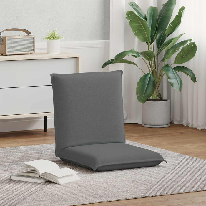 Scaun de podea Gri închis 54 x 64 x 59 cm țesătură - WALTI WALTI