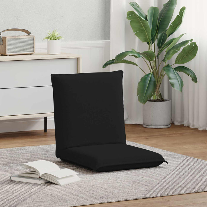 Scaun de podea Negru 54 x 64 x 59 cm țesătură - WALTI WALTI