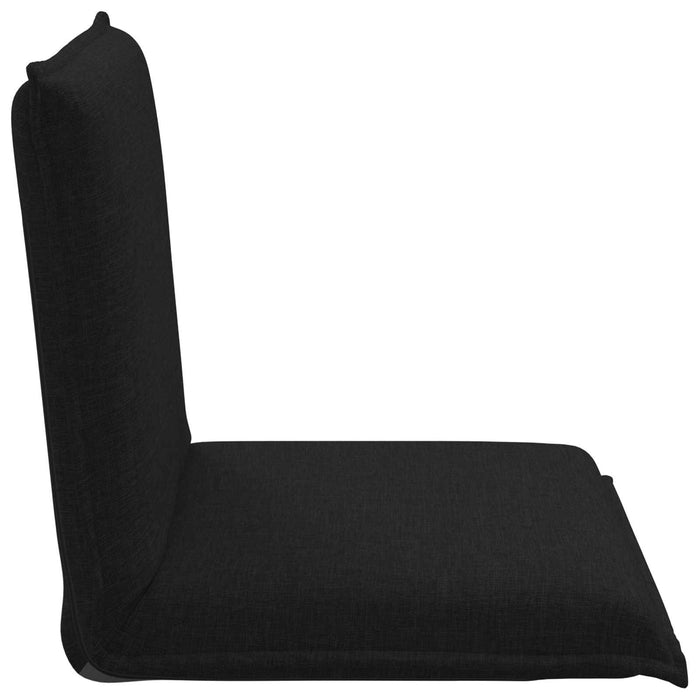 Scaun de podea Negru 54 x 64 x 59 cm țesătură - WALTI WALTI