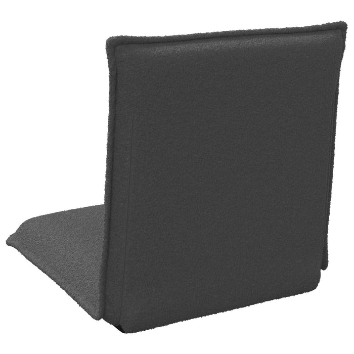 Scaun de podea Gri închis 54 x 64 x 59 cm Tarfă de oaie - WALTI WALTI