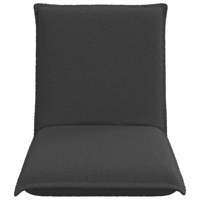 Scaun de podea Gri închis 54 x 64 x 59 cm Tarfă de oaie - WALTI WALTI