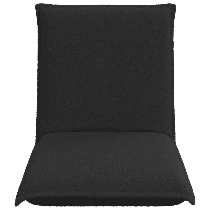 Scaun de podea Negru 54 x 64 x 59 cm Tarfă de oaie - WALTI WALTI