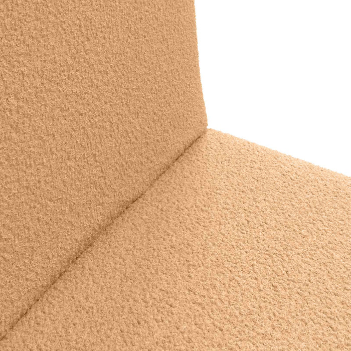 Scaun de podea Bej 54 x 64 x 59 cm Tarfă de oaie - WALTI WALTI