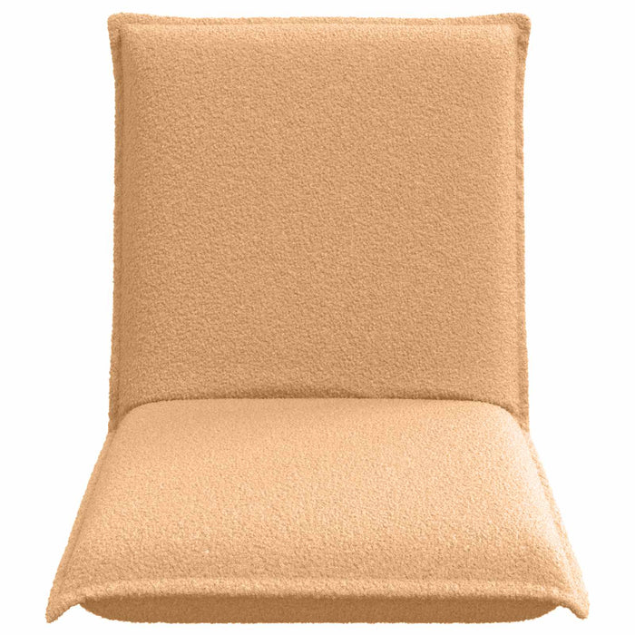 Scaun de podea Bej 54 x 64 x 59 cm Tarfă de oaie - WALTI WALTI