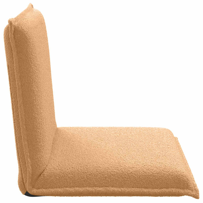 Scaun de podea Bej 54 x 64 x 59 cm Tarfă de oaie - WALTI WALTI