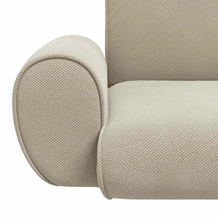 Scaun de podea Nisipiu 68 x 51 x 56 cm Catifea texturată - WALTI WALTI