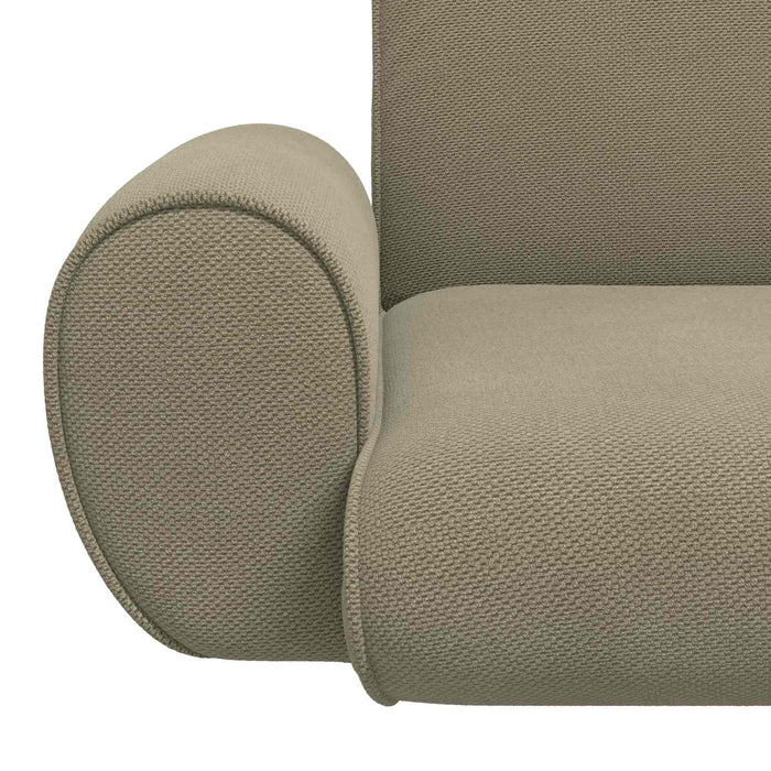 Scaun de podea Kaki 68 x 51 x 56 cm Catifea texturată - WALTI WALTI