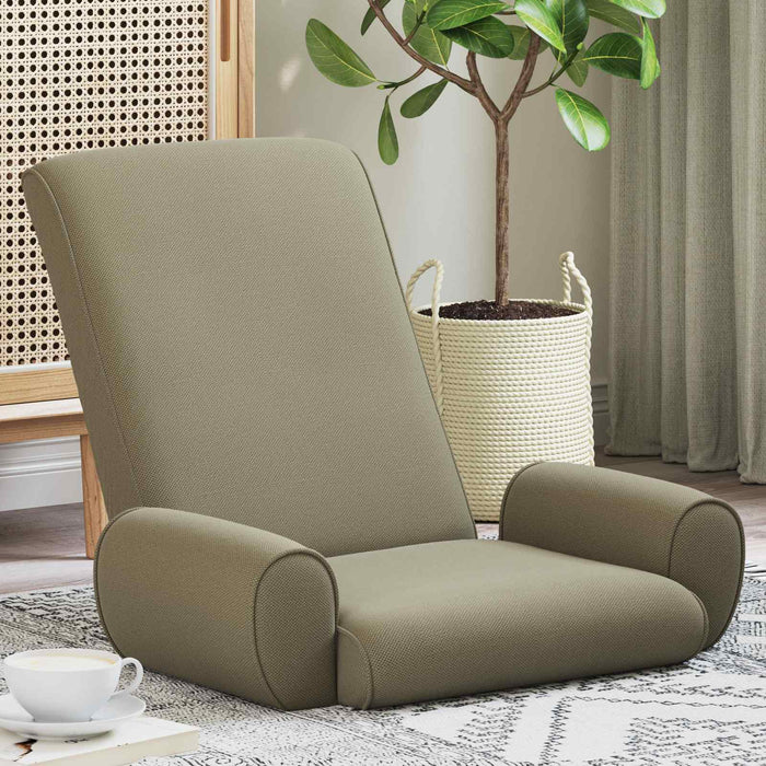 Scaun de podea Kaki 68 x 51 x 56 cm Catifea texturată - WALTI WALTI
