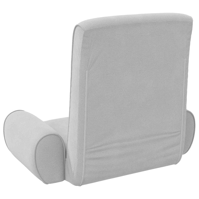Scaun de podea Gri deschis 68 x 51 x 56 cm Catifea texturată - WALTI WALTI