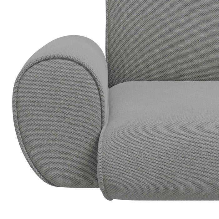 Scaun de podea Gri închis 68 x 51 x 56 cm Catifea texturată - WALTI WALTI