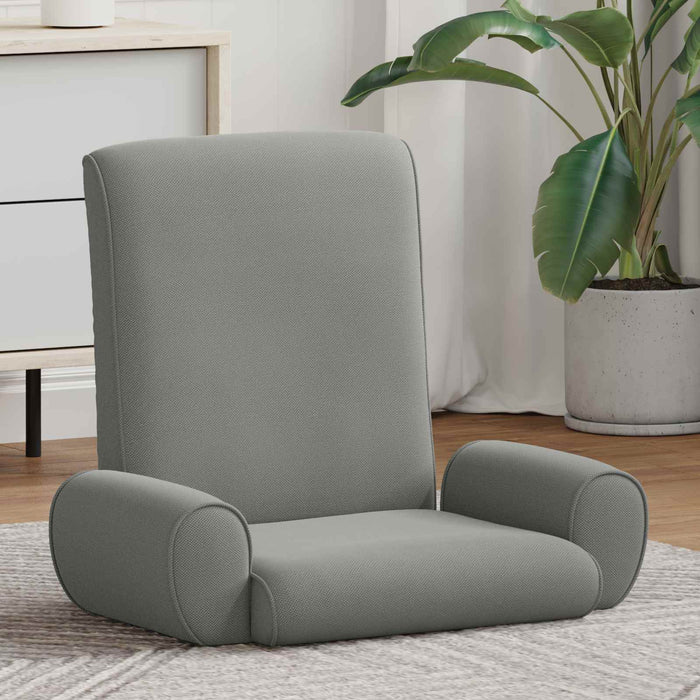 Scaun de podea Gri închis 68 x 51 x 56 cm Catifea texturată - WALTI WALTI