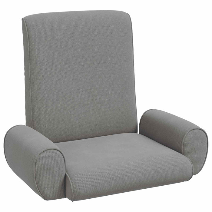 Scaun de podea Gri închis 68 x 51 x 56 cm Catifea texturată - WALTI WALTI