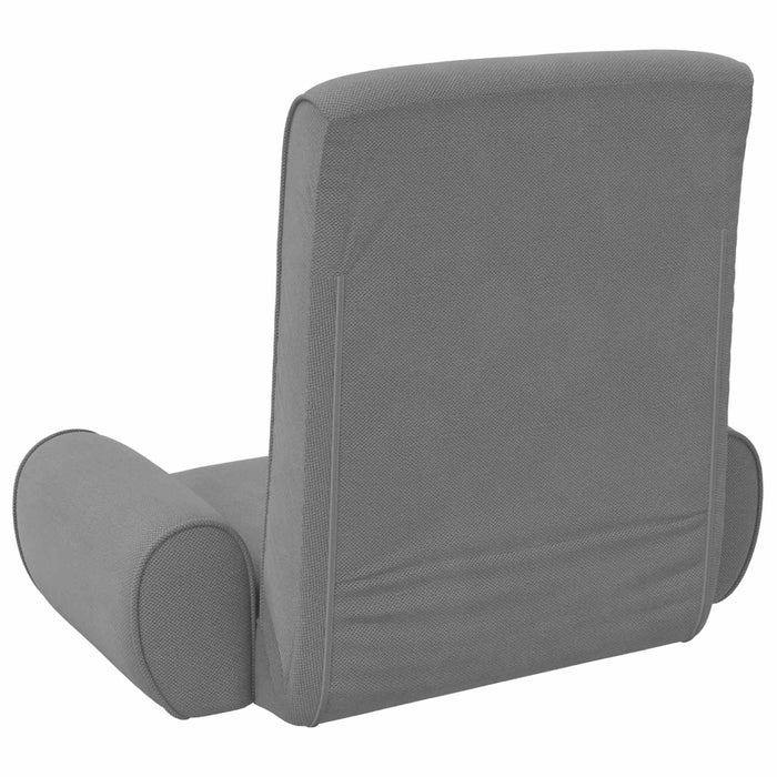 Scaun de podea Gri închis 68 x 51 x 56 cm Catifea texturată - WALTI WALTI