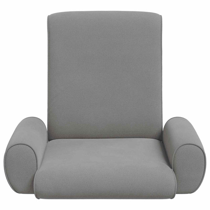 Scaun de podea Gri închis 68 x 51 x 56 cm Catifea texturată - WALTI WALTI