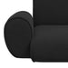 Scaun de podea Negru 68 x 51 x 56 cm Catifea texturată - WALTI WALTI
