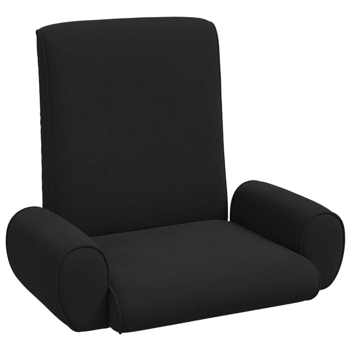 Scaun de podea Negru 68 x 51 x 56 cm Catifea texturată - WALTI WALTI