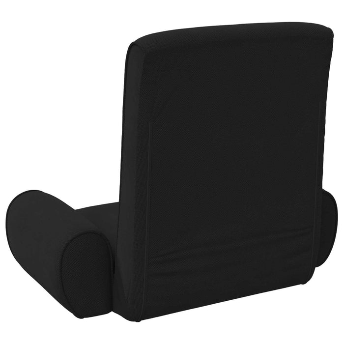 Scaun de podea Negru 68 x 51 x 56 cm Catifea texturată - WALTI WALTI