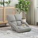 Scaun de podea Gri deschis 58 x 62 x 58 cm Catifea - WALTI WALTI